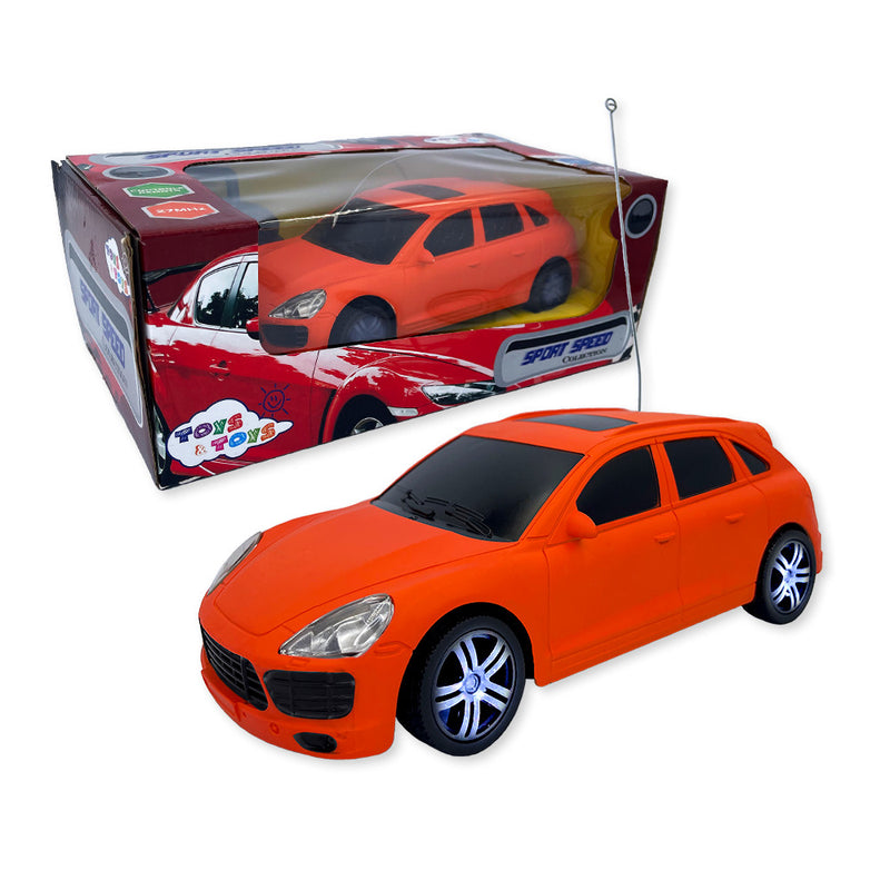 Carrinho Controle Remoto Ultra Carros 1:24 3 Funções - Laranja