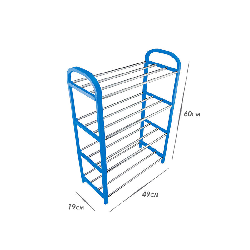 Sapateira Organizadora Desmontável 6 pares Azul