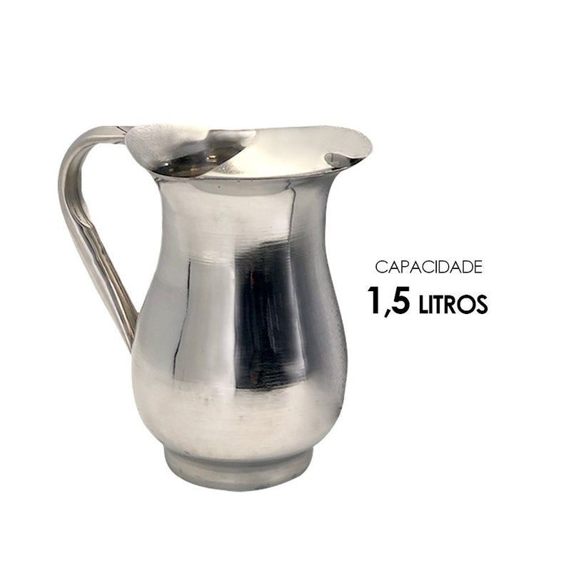 Jarra para Água de Inox - 1,5 Litros