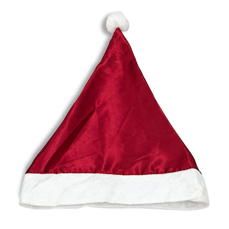 Gorro Touca De Papai Noel Linha Luxo Cetim