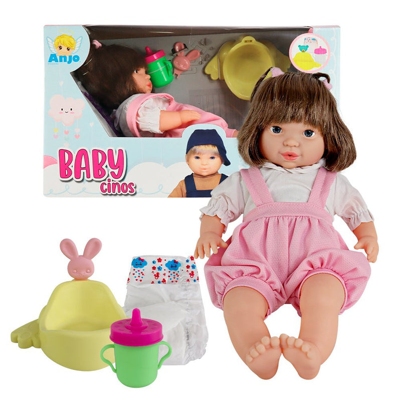 Boneca Babycinos Com Acessórios