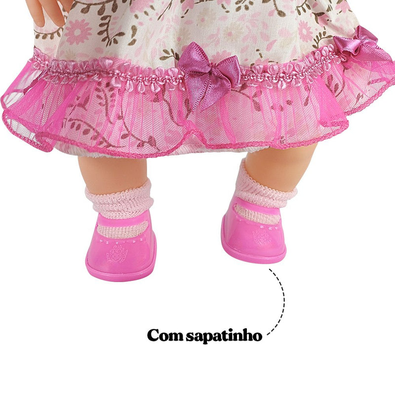 Boneca Anjos Baby Castanho Com Acessórios