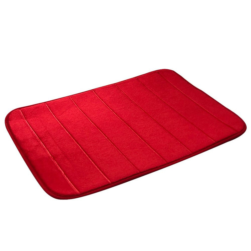 Tapete Soft para Banheiro Antiderrapante 40x60cm - Vermelho