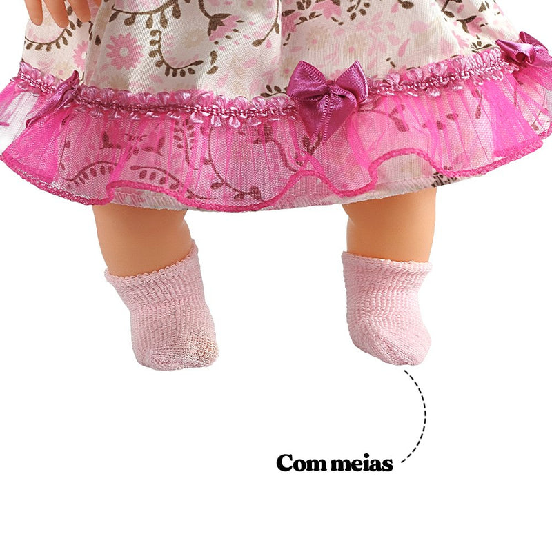 Boneca Anjos Baby Castanho Com Acessórios